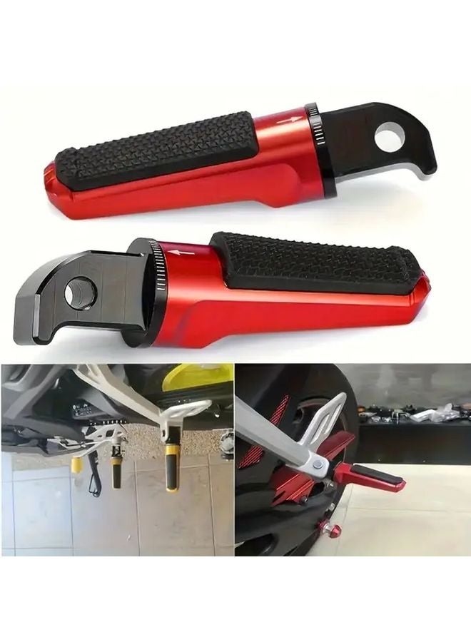 Red Rear Foot Pegs For KTM DUKE 125 200 390 Motorcycles - Image 4